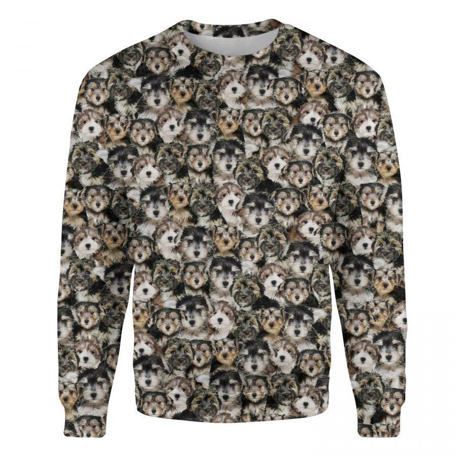 Morkie - Full Face - Premium Sweatshirt