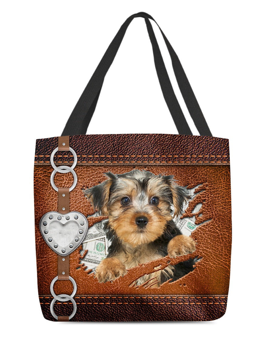 Morkie-Let Me Go Out -Cloth Tote Bag