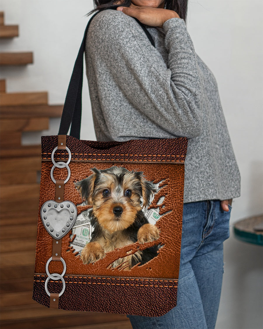 Morkie-Let Me Go Out -Cloth Tote Bag