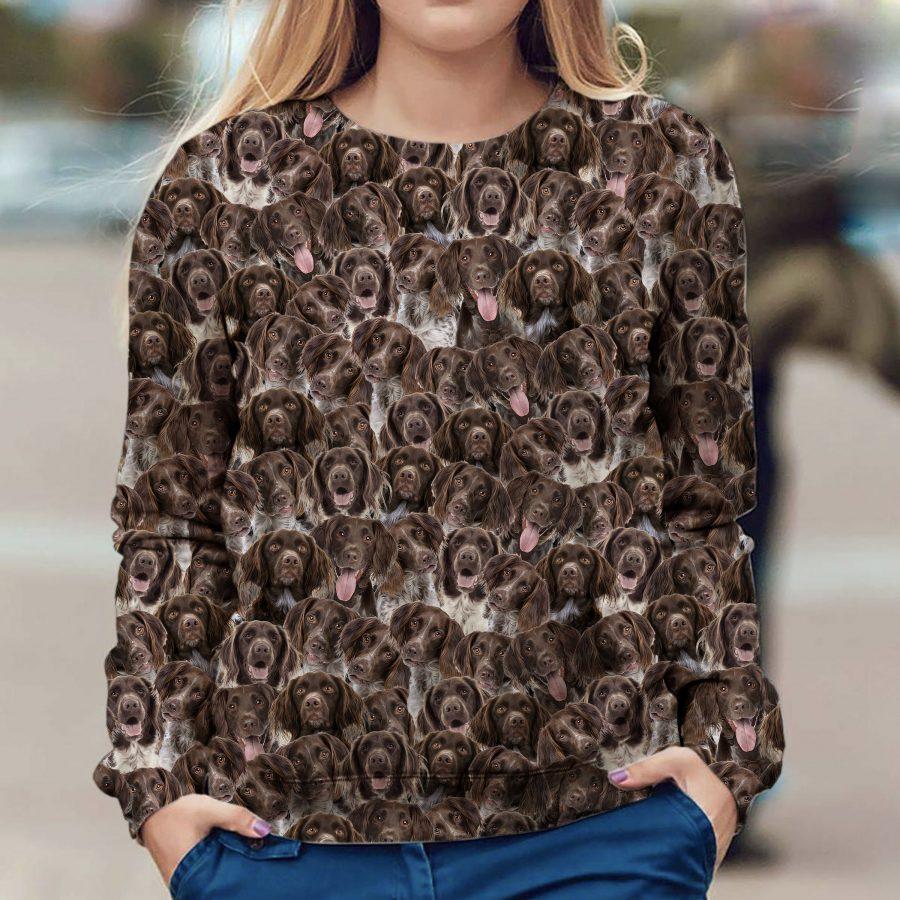 Munsterlander - Full Face - Premium Sweatshirt