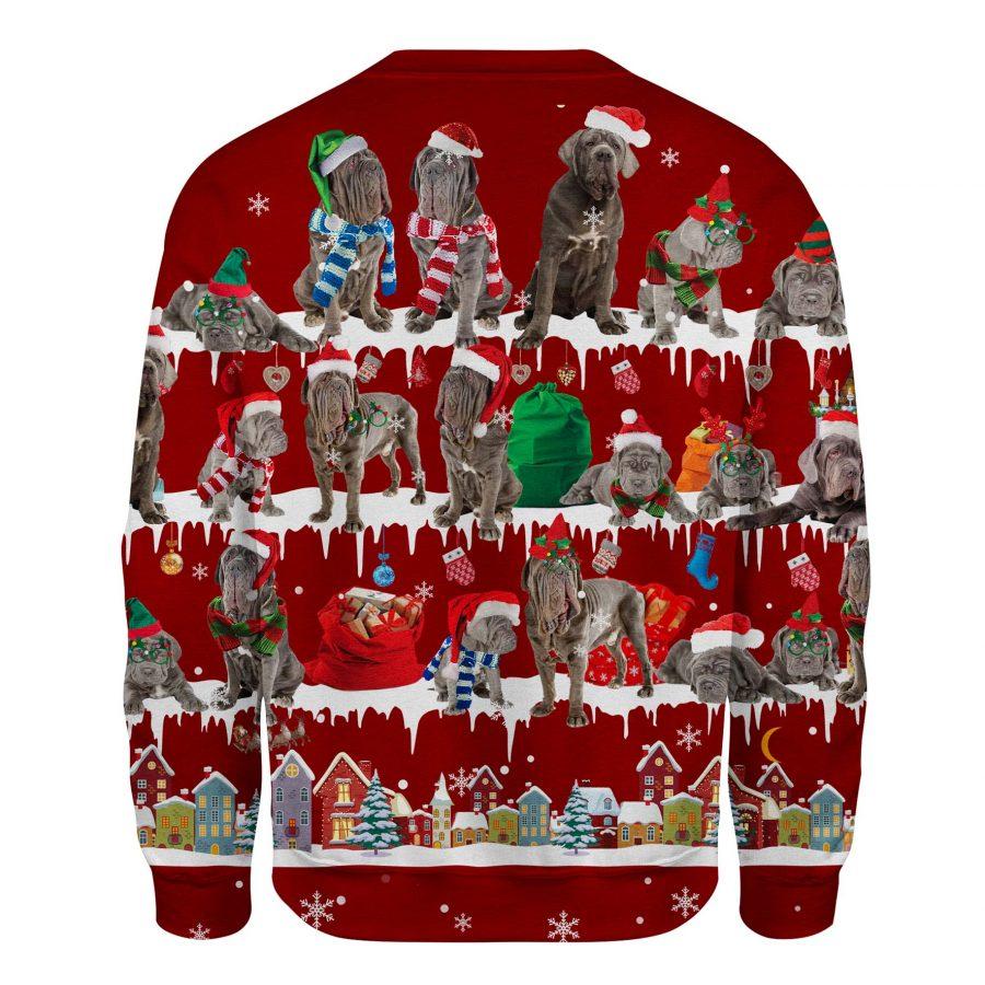 Neapolitan Mastiff - Snow Christmas - Premium Sweatshirt