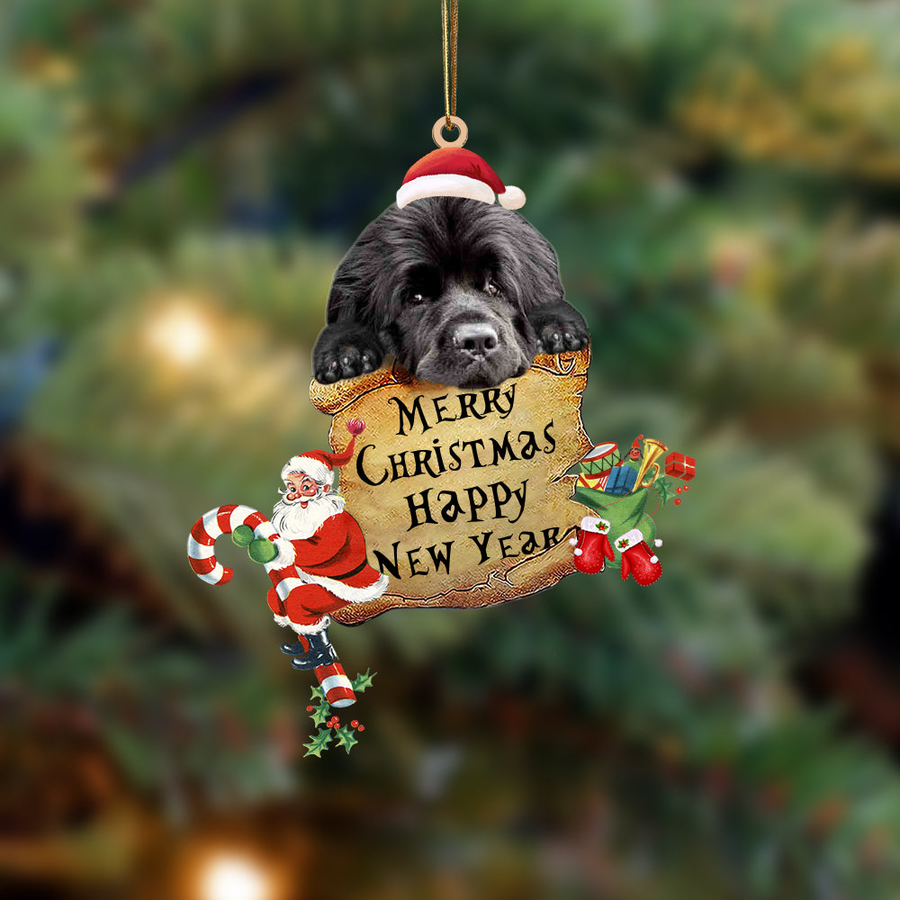 Newfoundland-Christams &amp; New Year Two Sided Ornament