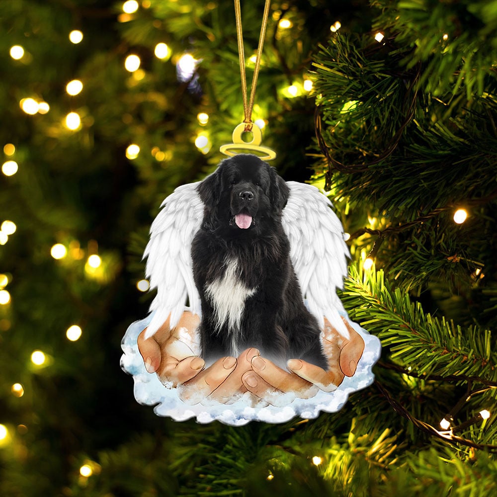 Newfoundland-In The Hands Of God Xmas-Two Sided Ornament
