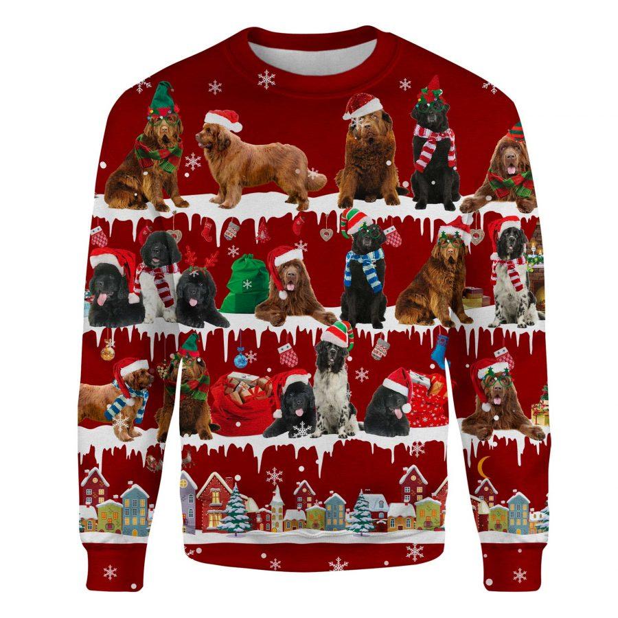 Newfoundland - Snow Christmas - Premium Sweatshirt