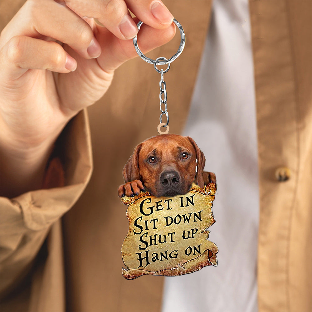 Newfoundland dog get in Keychain