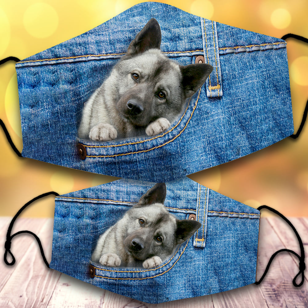 Norwegian Elkhound-In Pocket-Veil