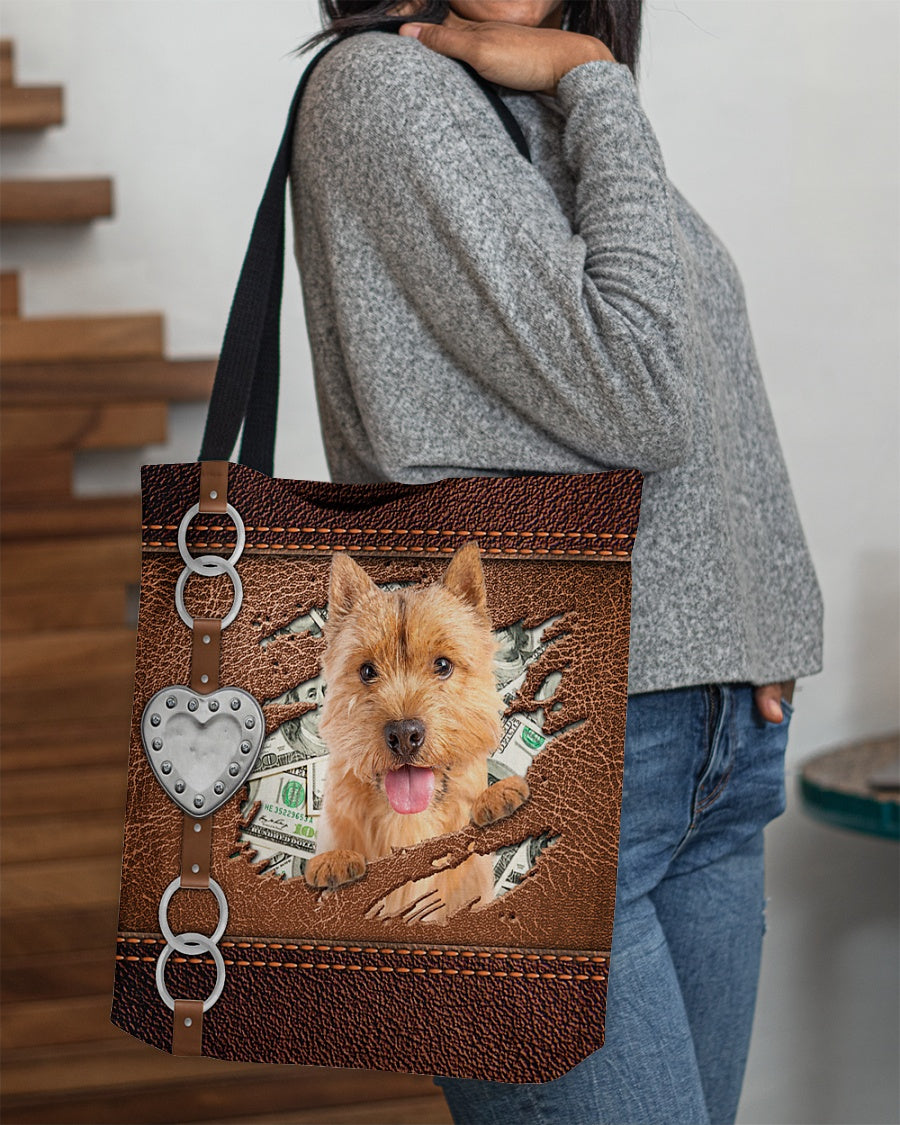 Norwich Terrier-Let Me Go Out -Cloth Tote Bag