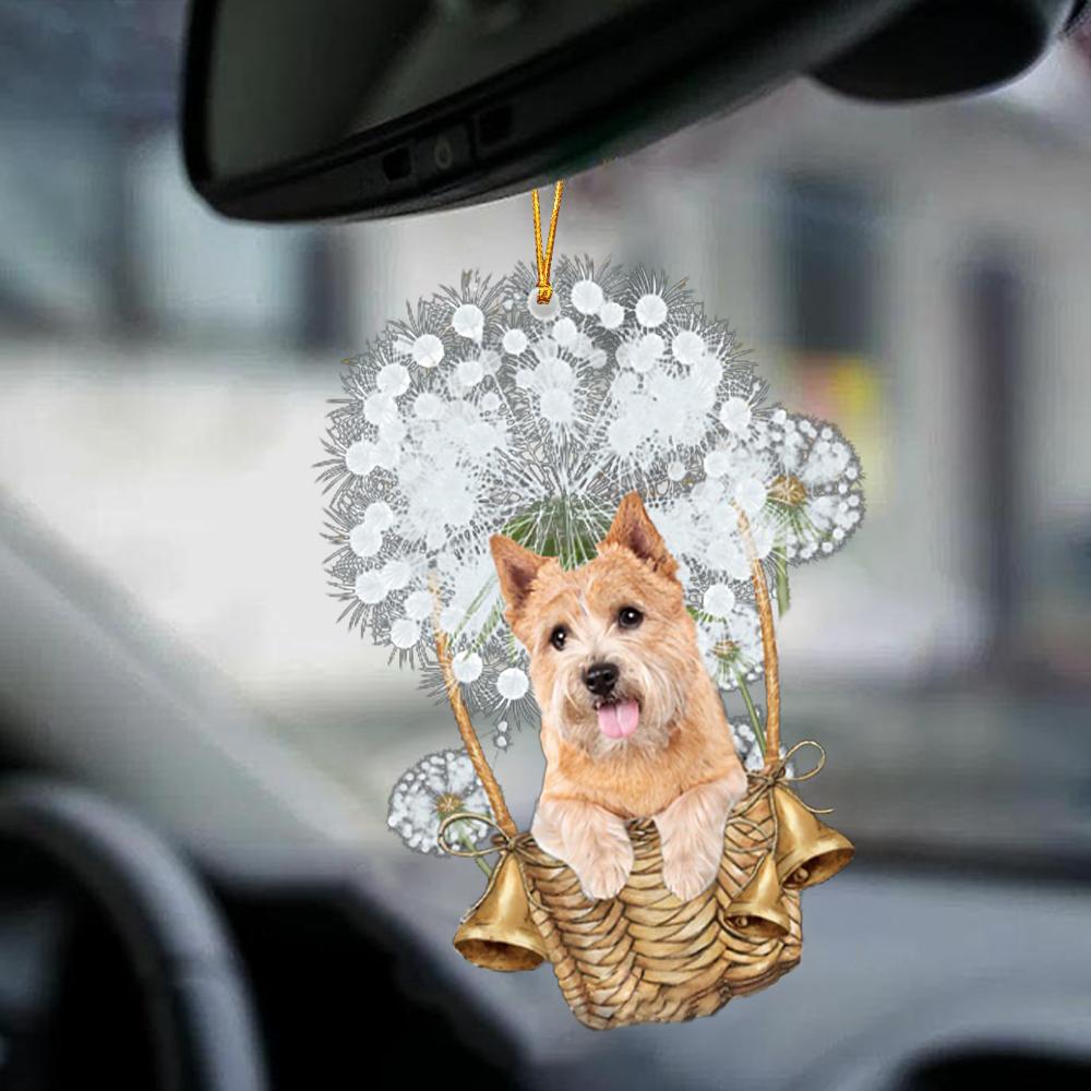 Norwich Terrier-Dandelion-Two Sided Ornament