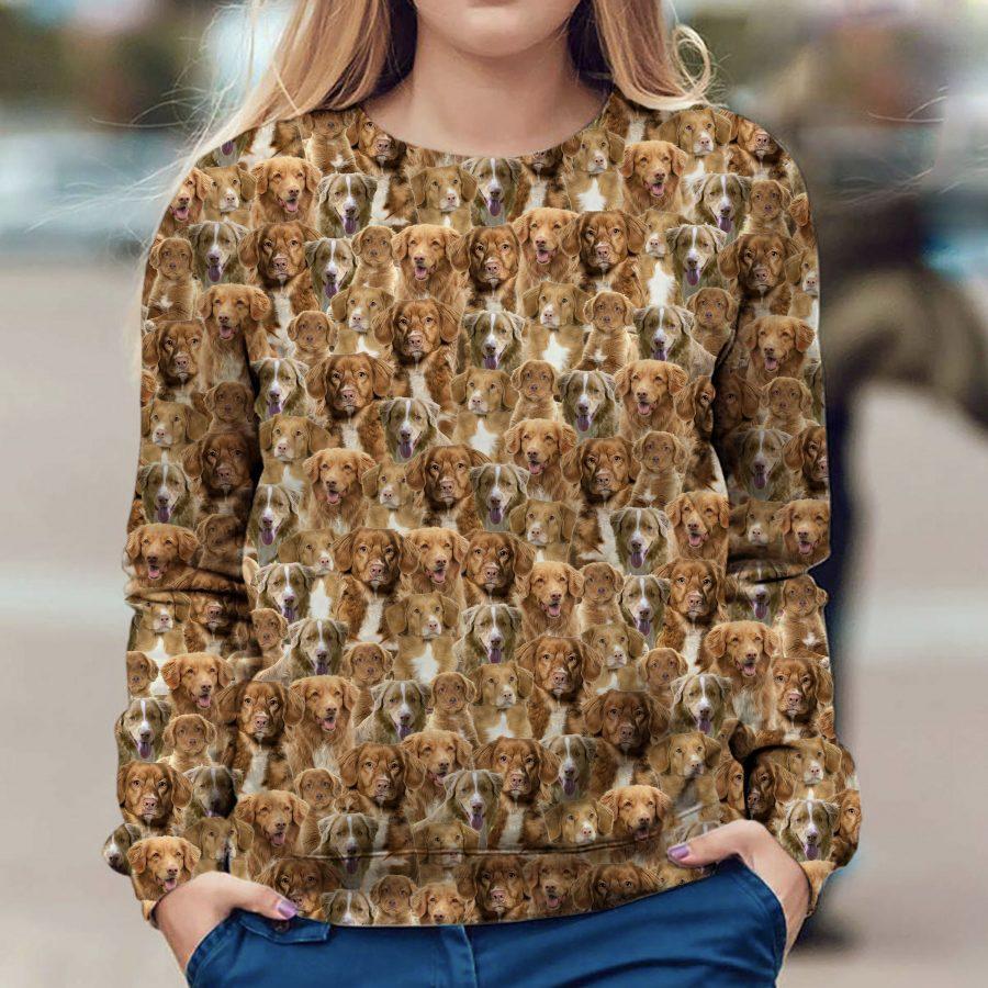 Nova Scotia Duck Tolling Retriever - Full Face - Premium Sweatshirt