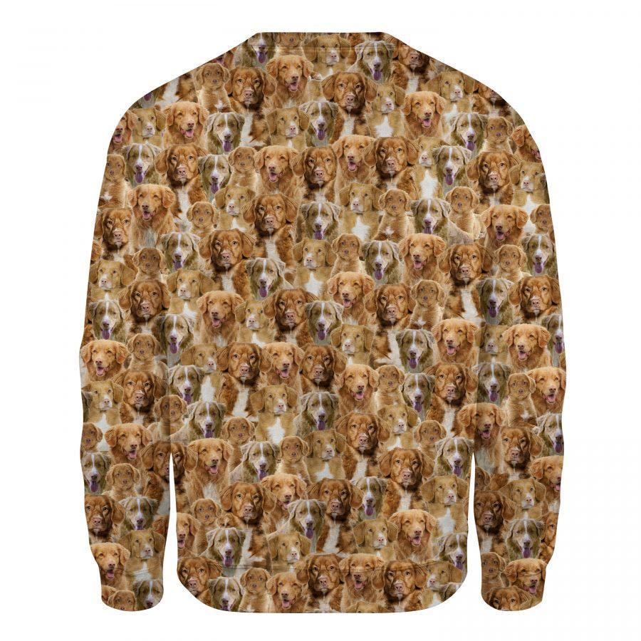 Nova Scotia Duck Tolling Retriever - Full Face - Premium Sweatshirt