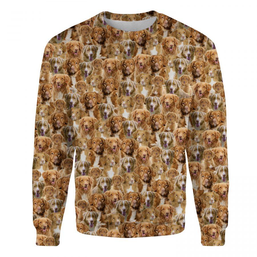 Nova Scotia Duck Tolling Retriever - Full Face - Premium Sweatshirt