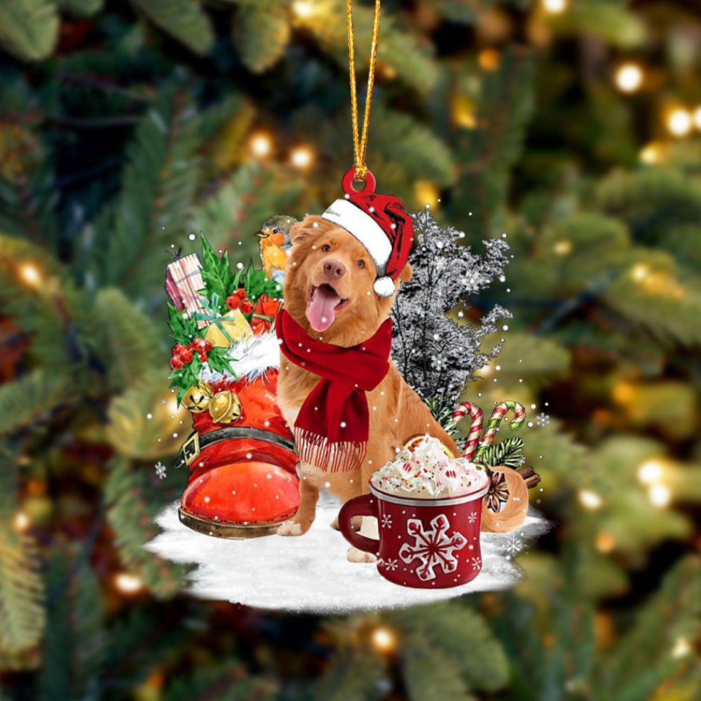 Nova Scotia Duck Tolling Retriever-Winter Cup-Two Sided Ornament