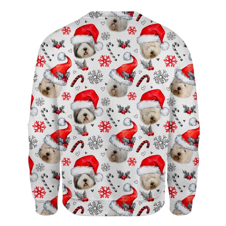 Old English Sheepdog - Xmas Decor - Premium Sweatshirt