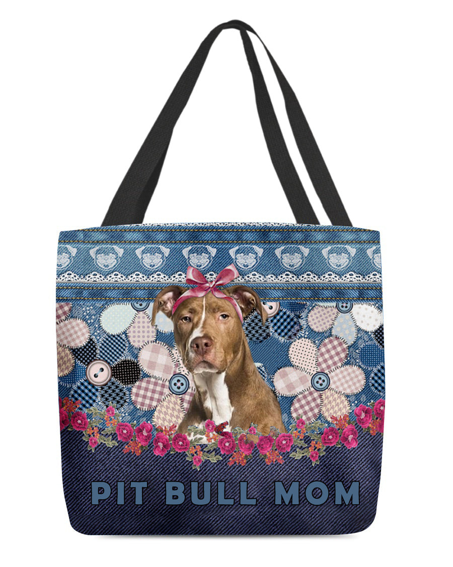 PIT BULL2-Flower Jean Gift for you-Cloth Tote Bag