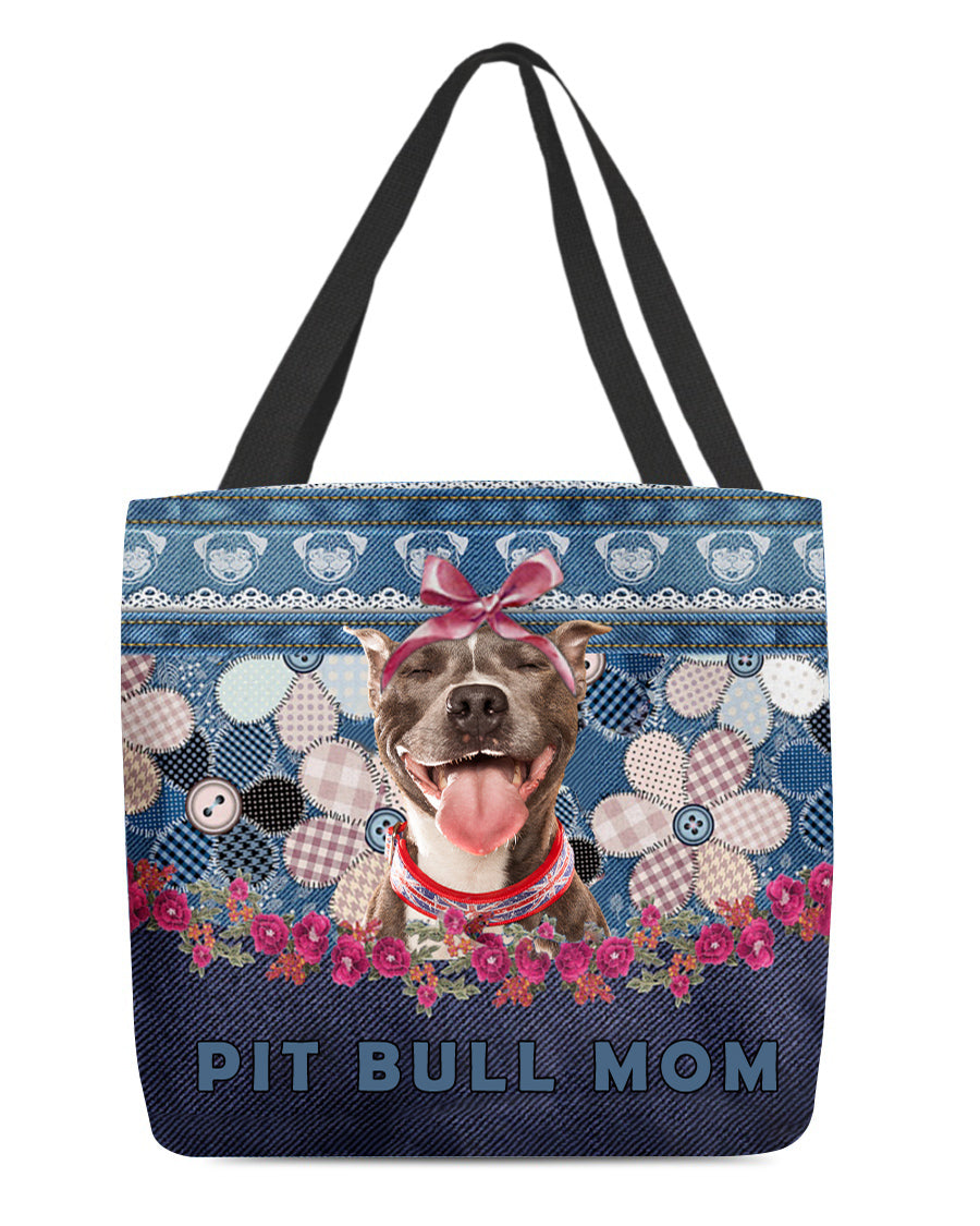 PITBULL 3-Flower Jean Gift for you-Cloth Tote Bag