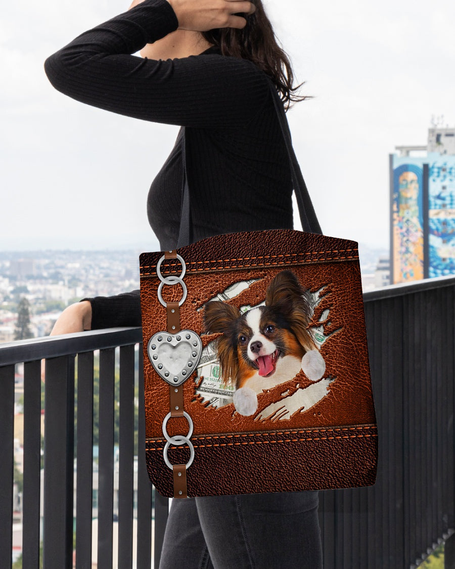 Papillon-Let Me Go Out -Cloth Tote Bag