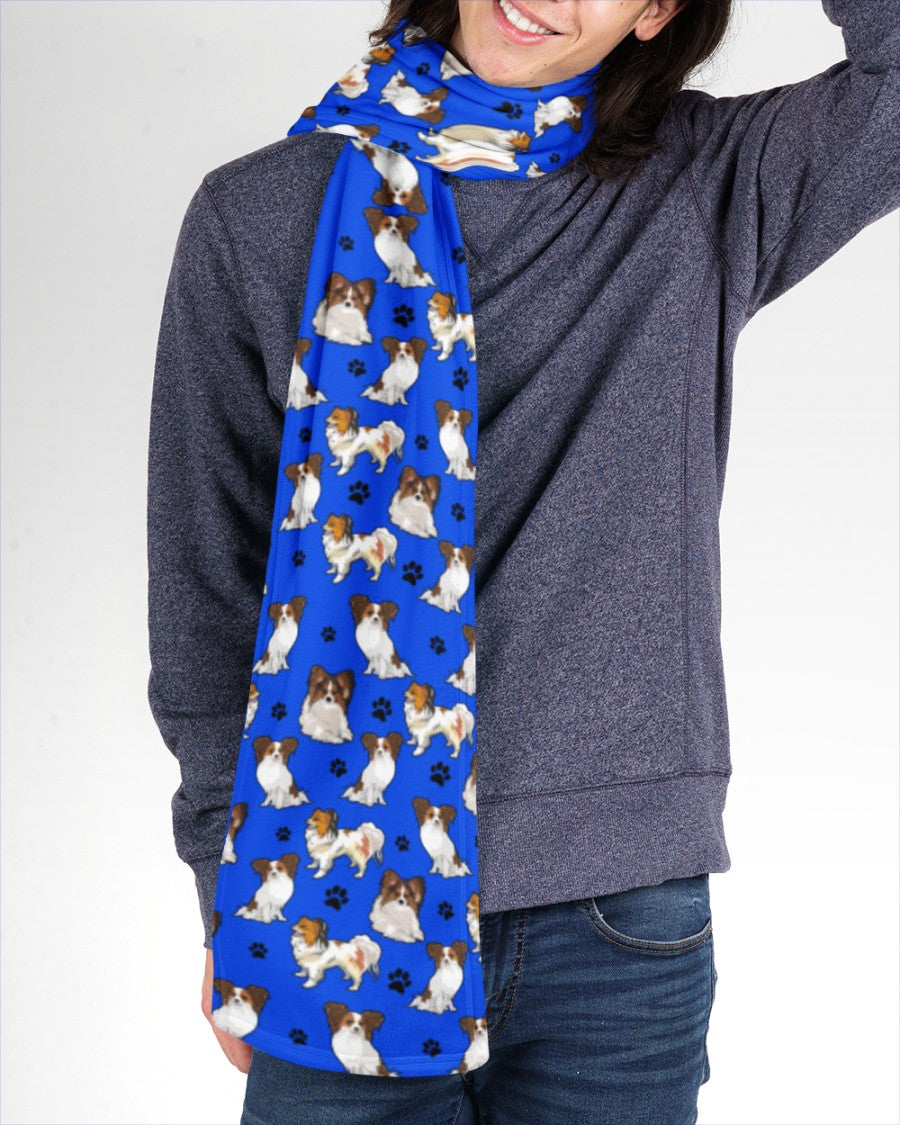 Papillon-Paw Dog Scarf