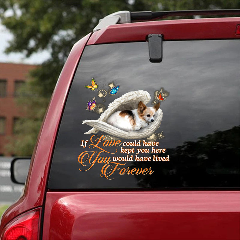 Papillon2 Sleeping Angel Lived Forever Decal