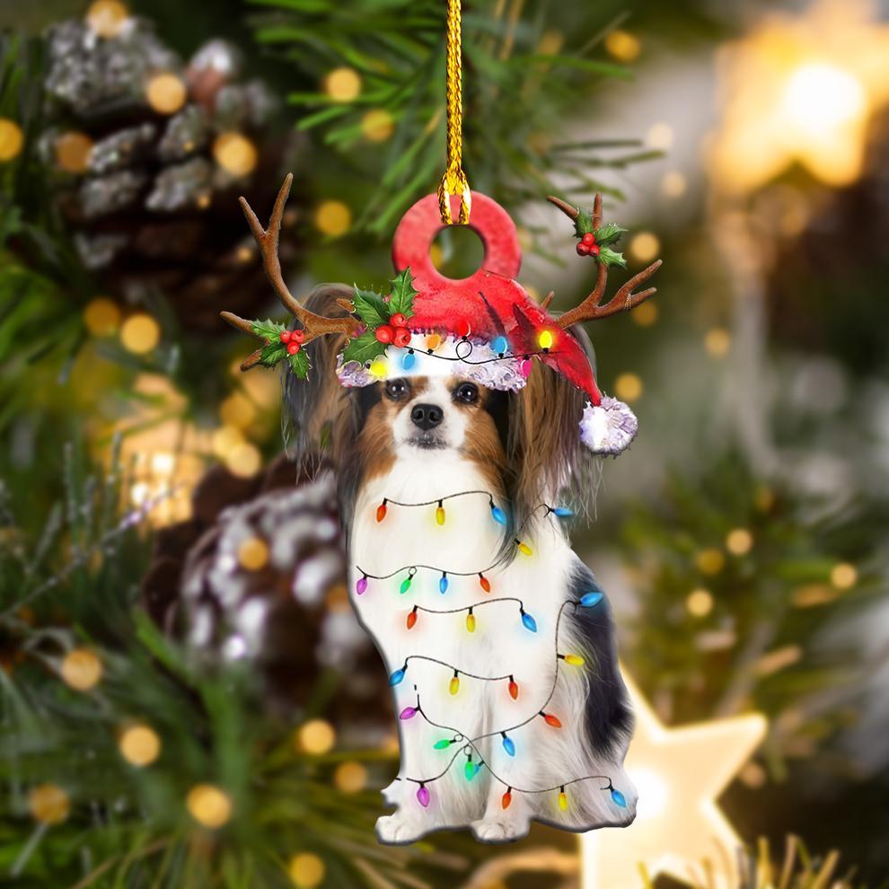 Papillon Christmas Shape Ornament