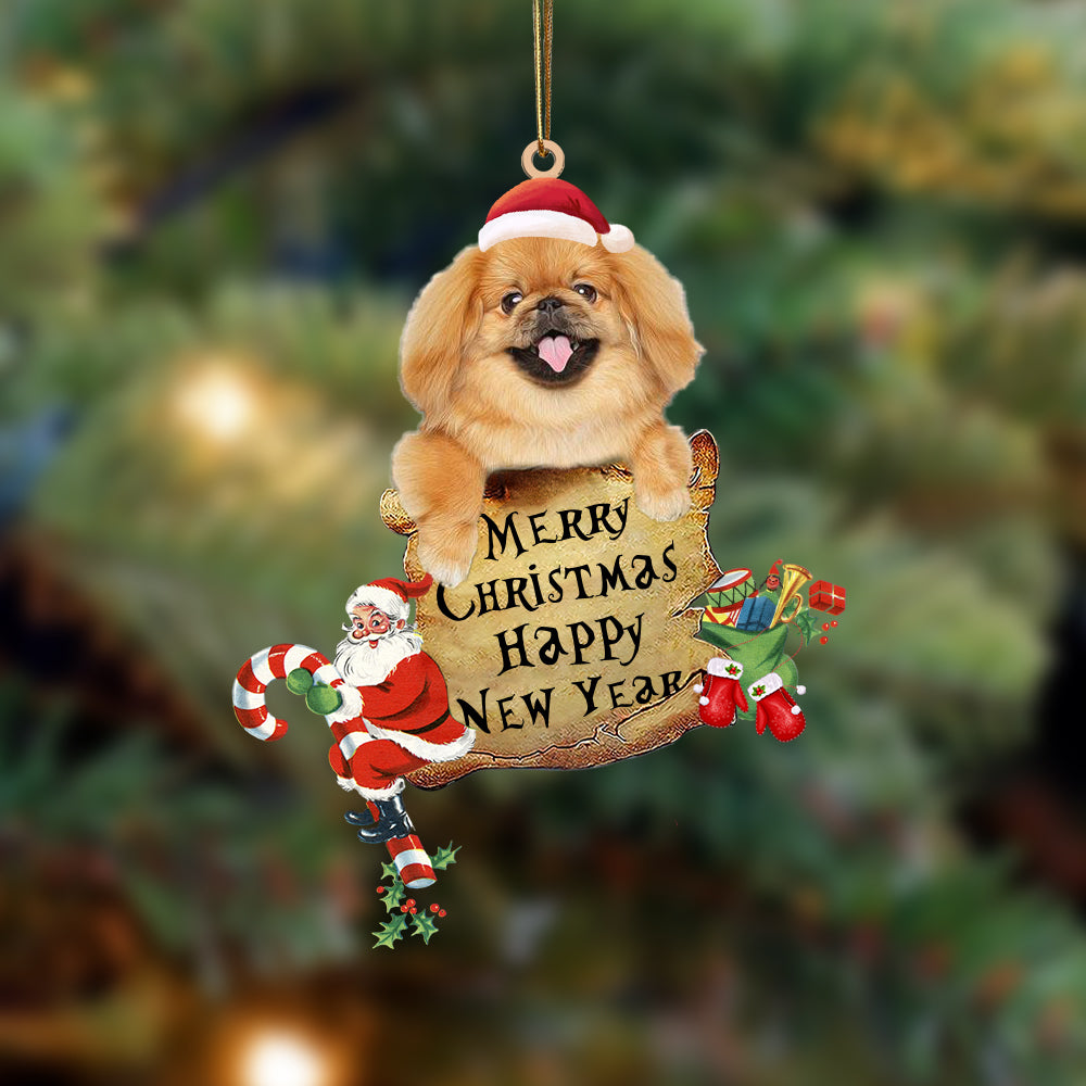 Pekingese-Christams & New Year Two Sided Ornament