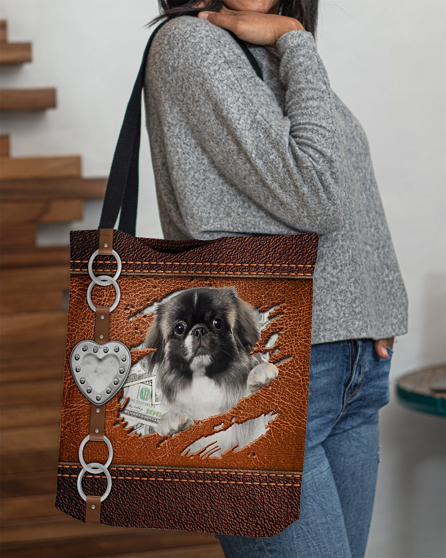 Pekingese-Let Me Go Out -Cloth Tote Bag