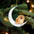 Pekingese-Sit On The Moon-Two Sided Ornament