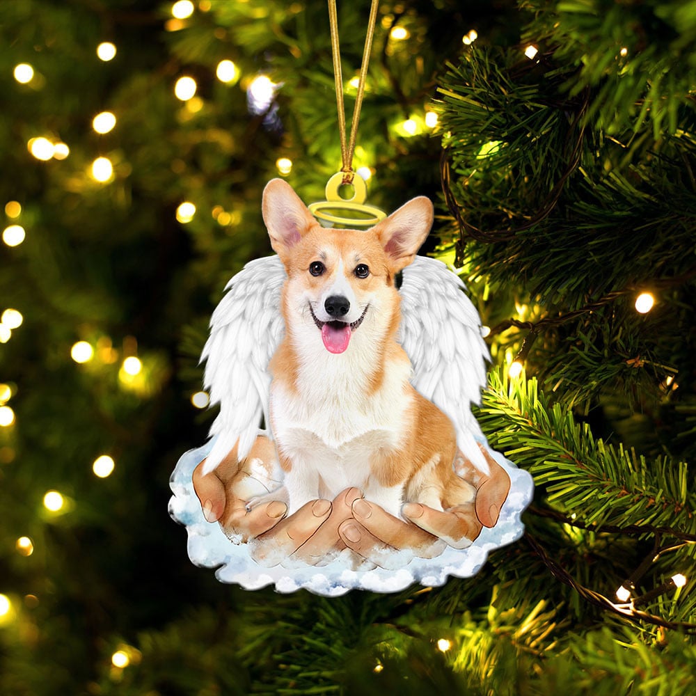 Pembroke Welsh Corgi-In The Hands Of God Xmas-Two Sided Ornament