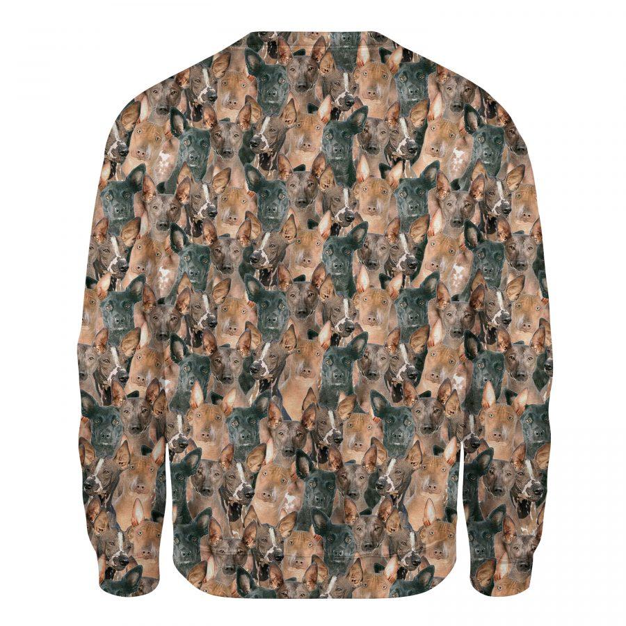 Peruvian Hairless Dog - Full Face - Premium Sweatshirt