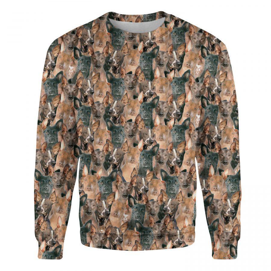 Peruvian Hairless Dog - Full Face - Premium Sweatshirt