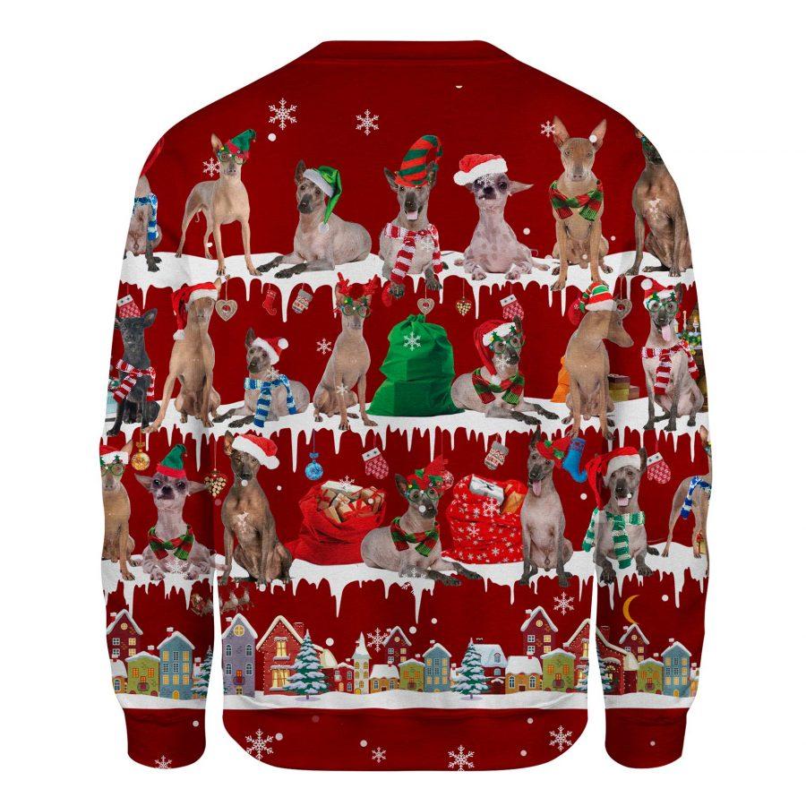 Peruvian Hairless Dog - Snow Christmas - Premium Sweatshirt