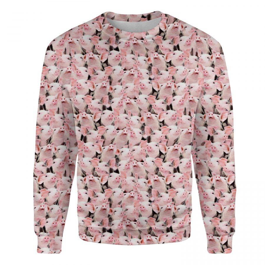 Pig - Full Face - Premium Sweatshirt