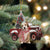 Pitbull-Christmas Truck Two Sided Ornament