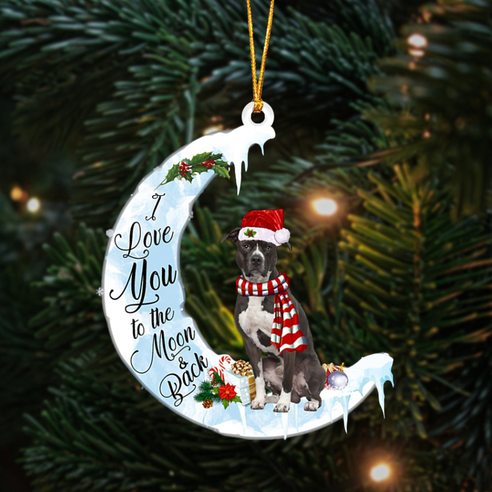 Pitbull-I Love You-Two Sided Ornament