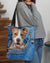 Pitbull-in pocket-Cloth Tote Bag