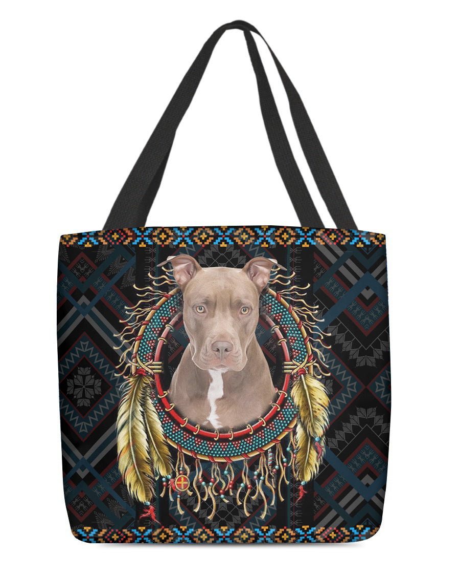 Pitbull1 In Dreamcatcher Cloth Tote Bag