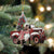 Pitbull 2-Christmas Truck Two Sided Ornament