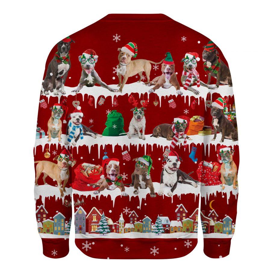 Pitbull - Snow Christmas - Premium Sweatshirt