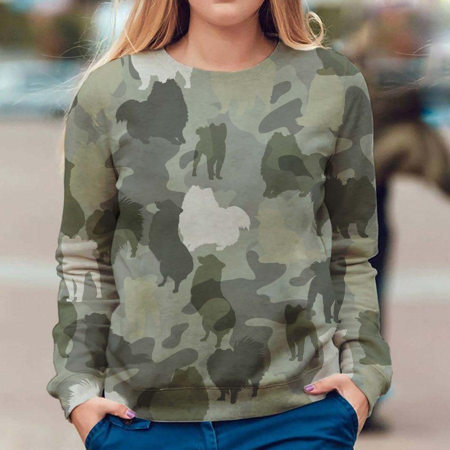 Pomeranian - Camo - Premium Sweatshirt