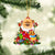 Pomeranian-Christmas Bag Gift-Two Sided Ornament