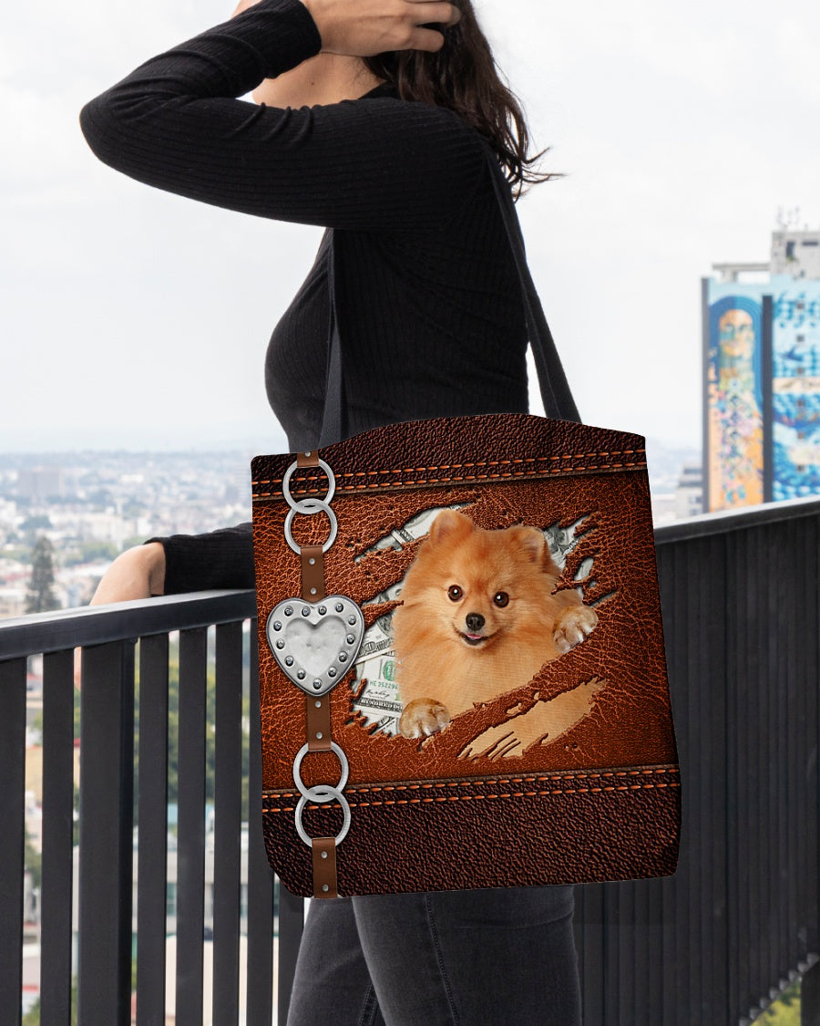 Pomeranian-Let Me Go Out -Cloth Tote Bag