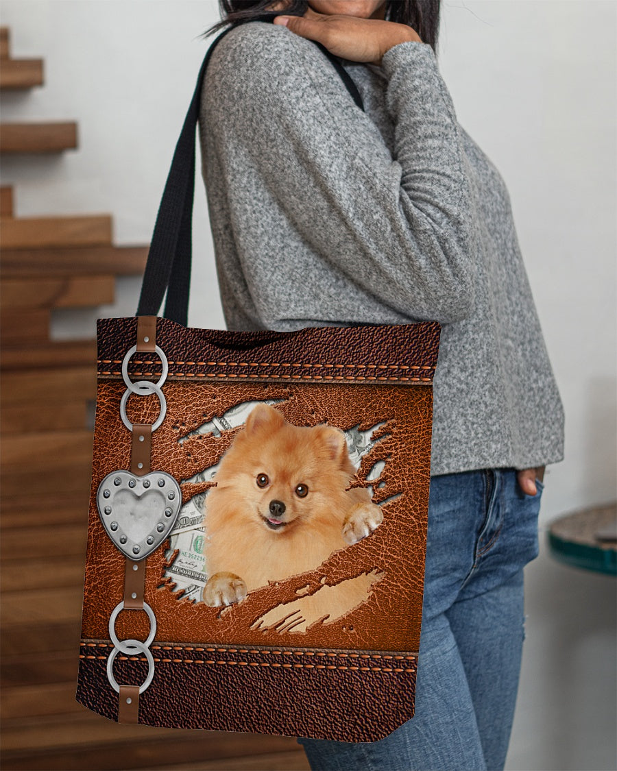Pomeranian-Let Me Go Out -Cloth Tote Bag