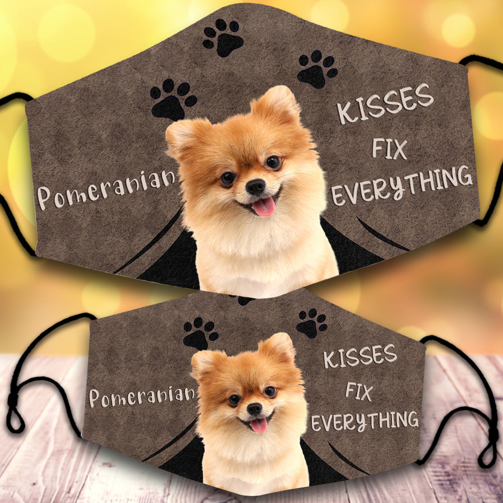 Pomeranian 2-Kisses Fix Everything-Veil