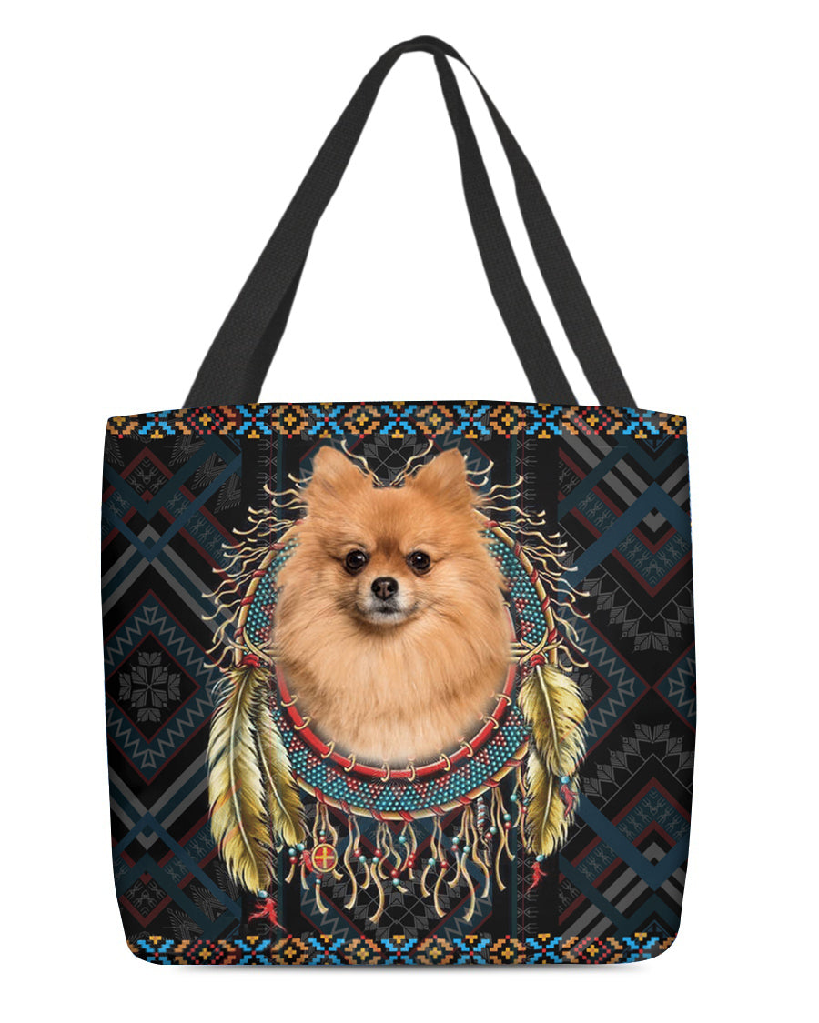 Pomeranian  In Dreamcatcher Cloth Tote Bag