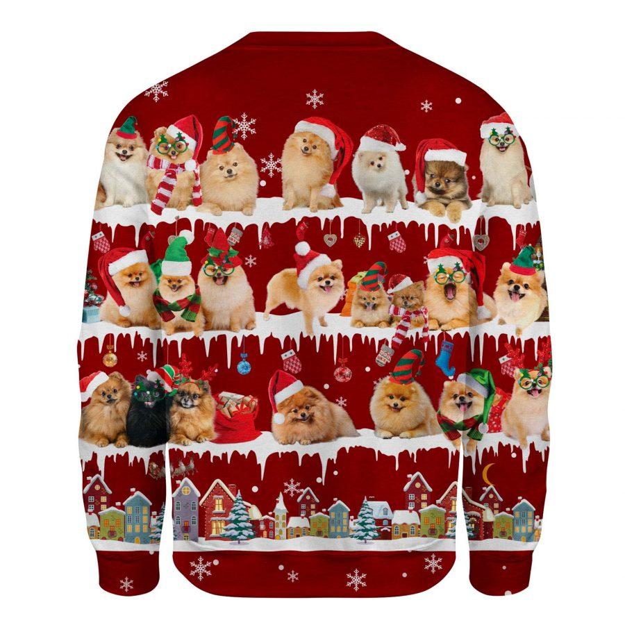 Pomeranian - Snow Christmas - Premium Sweatshirt