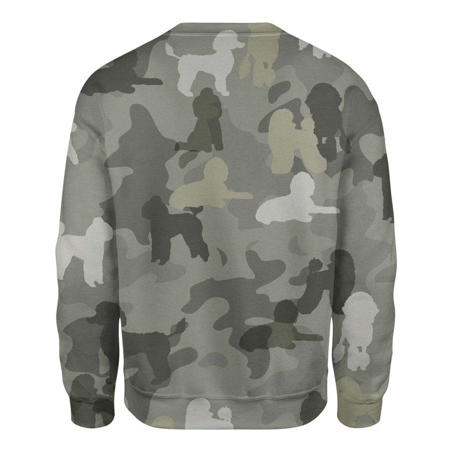 Poodle - Camo - Premium Sweatshirt
