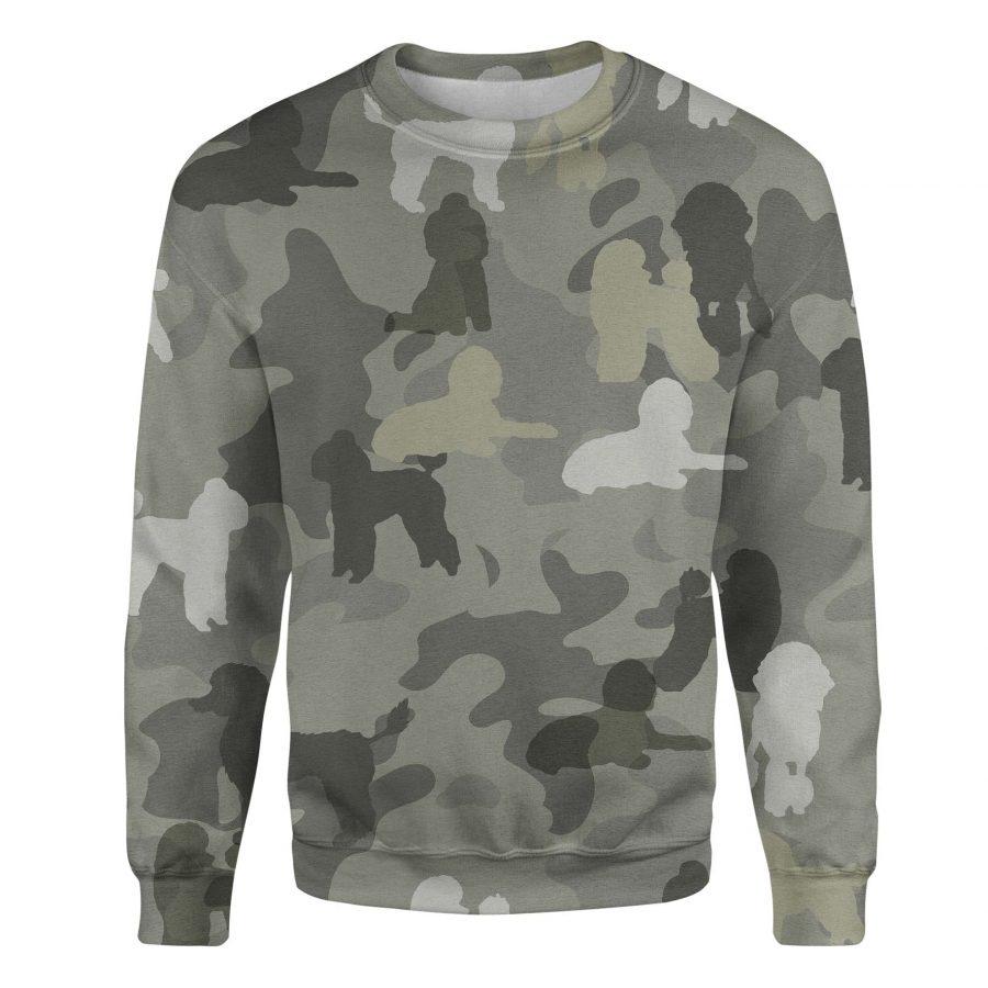 Poodle - Camo - Premium Sweatshirt