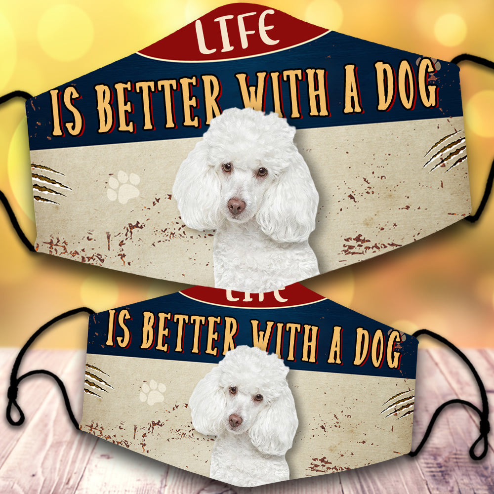 Poodle 1-Life Is Better With A Dog-Veil