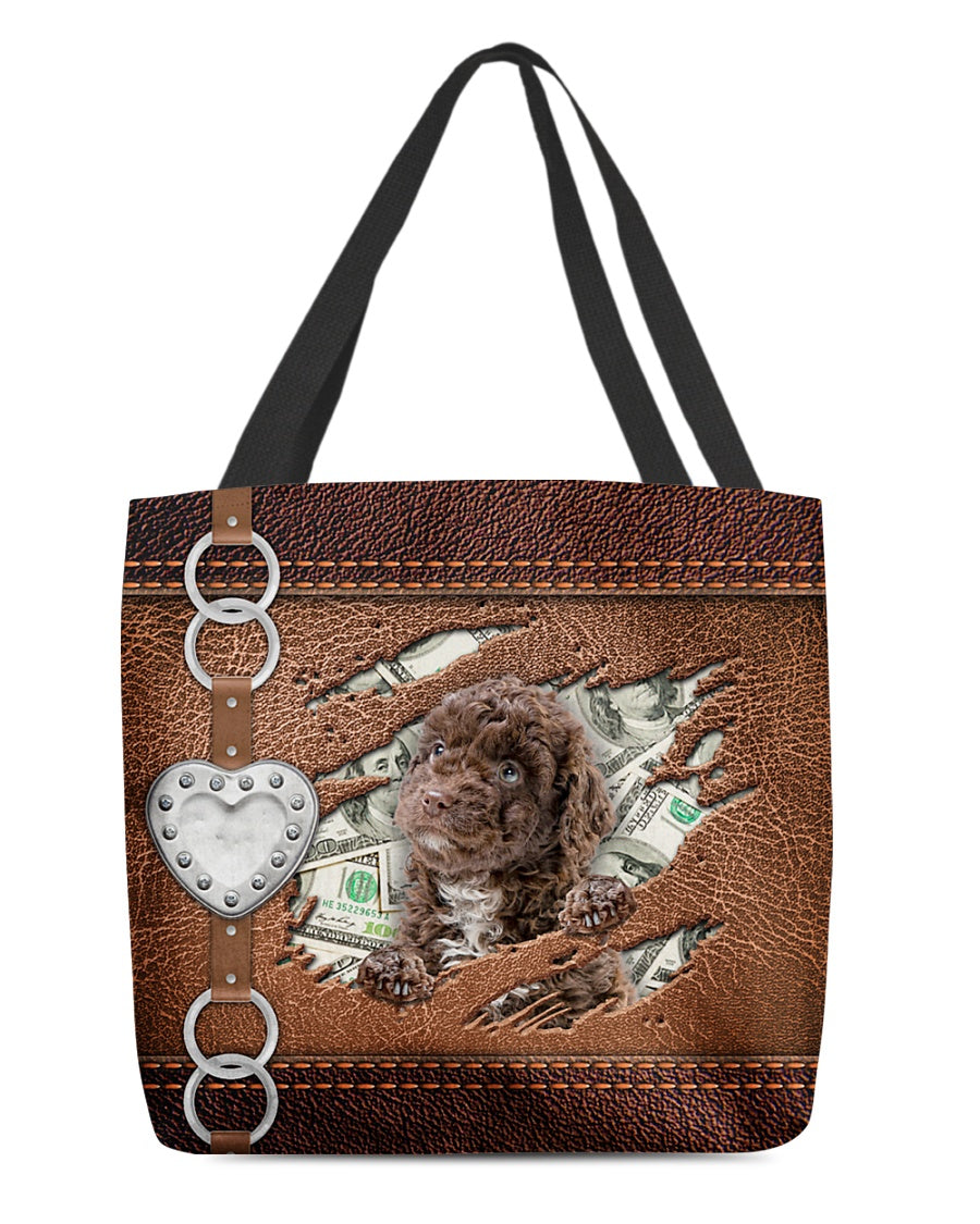 Poodle Crossbreed-Let Me Go Out -Cloth Tote Bag