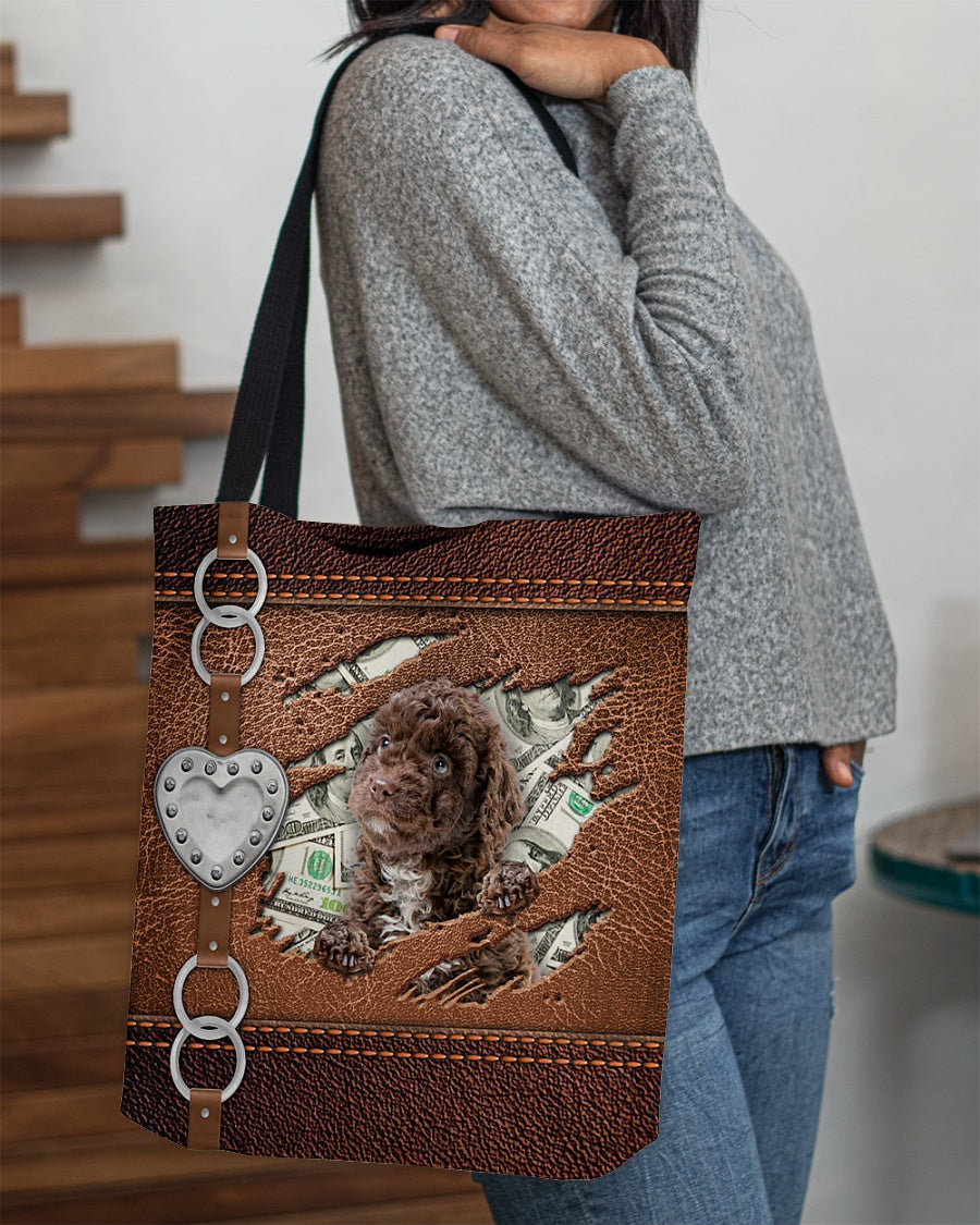 Poodle Crossbreed-Let Me Go Out -Cloth Tote Bag