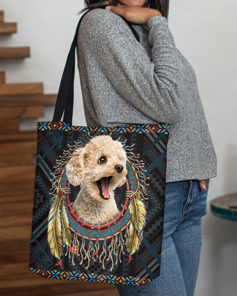 Poodle  In Dreamcatcher Cloth Tote Bag